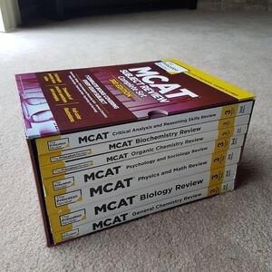MCAT Exam Complete Set 3rd Edition Stude Guides Preparation Books Princeton